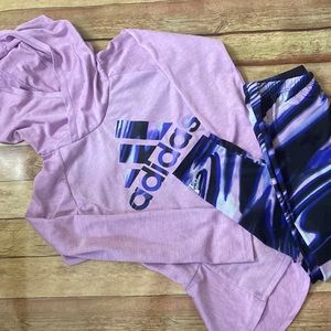 Little Girls Adidas Matching Set
